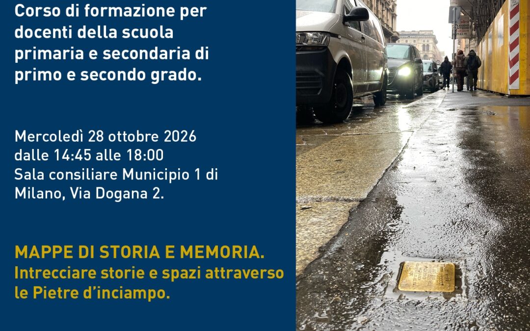 Mappe di storia e memoria – Formazione per i docenti